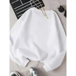 Women's Sweatshirts Graphic Animal Casual Long Sleeve Crew Neck Regular Tops Street Dailywear Casual Print White Pink Blue Green Fall Winter - Image 2